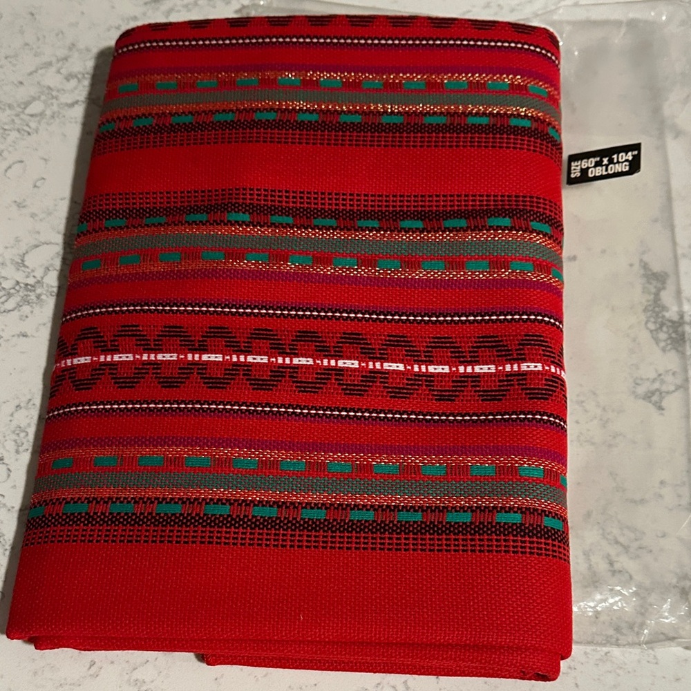 New in Package Holiday Tablecloth